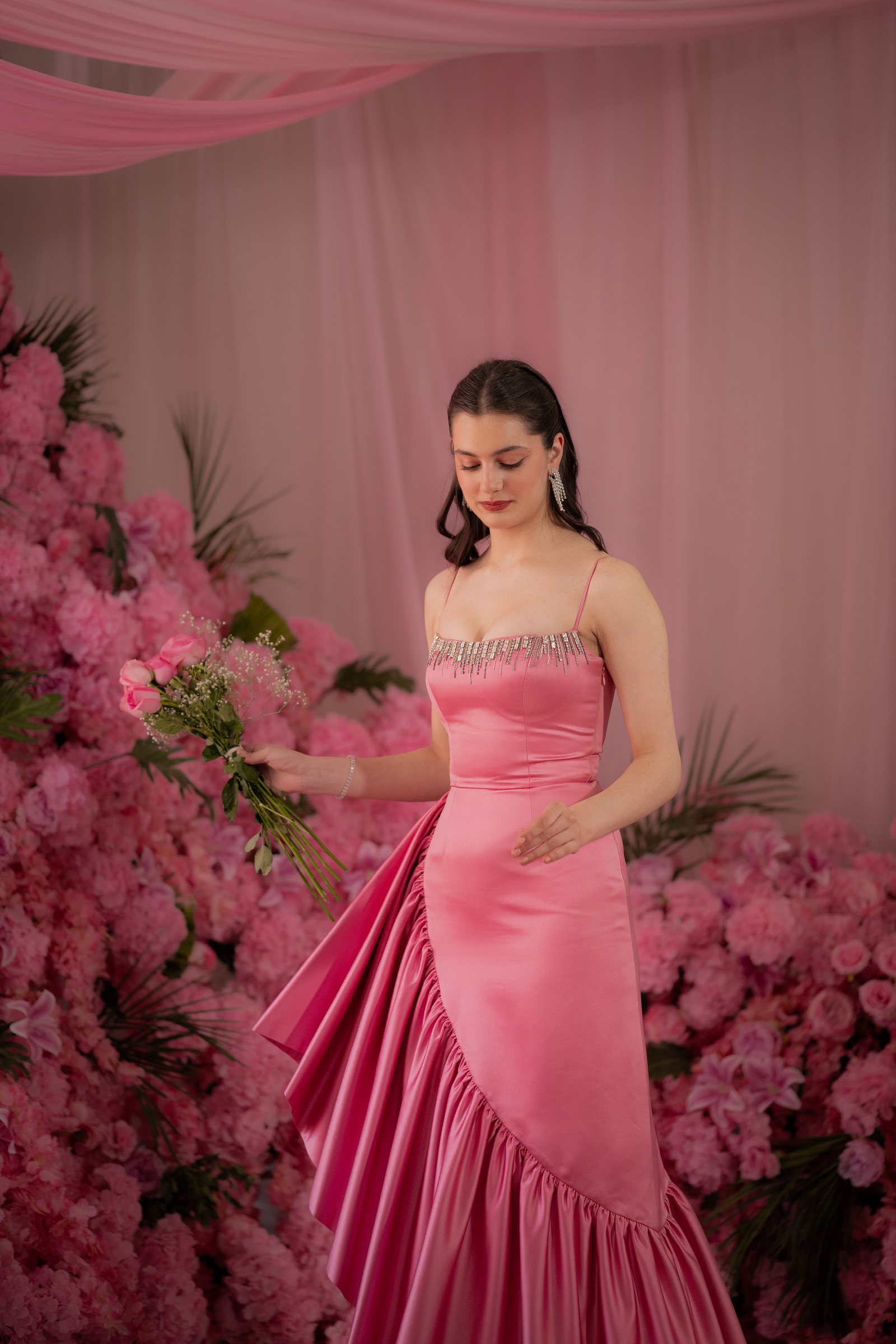 Crimson petal serenade